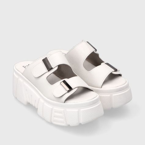 Sandalia Plataforma Blanca Mujer 35171 Gotta-2