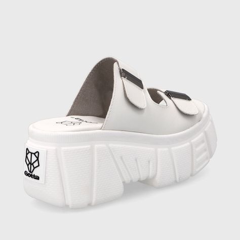 Sandalia Plataforma Blanca Mujer 35171 Gotta-4