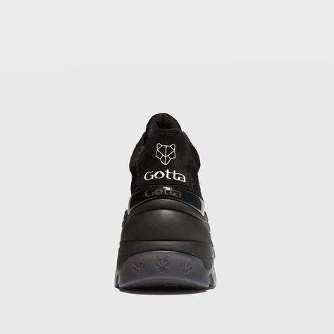 Zapatilla Cuero Negra Mujer 18540 Gotta-4