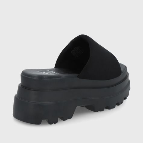 Sandalia Negra Plataforma Mujer 45731 Gotta-4