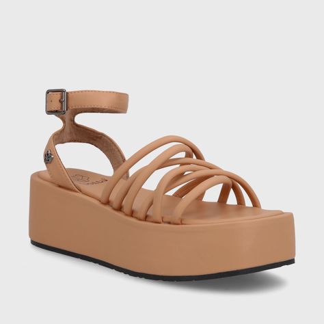 Sandalia Plataforma Camel Mujer 35220 Gotta-1