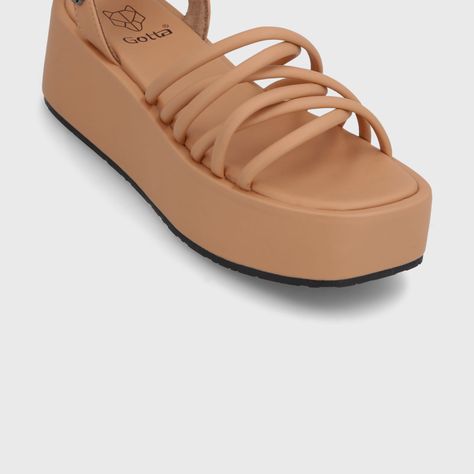 Sandalia Plataforma Camel Mujer 35220 Gotta-5