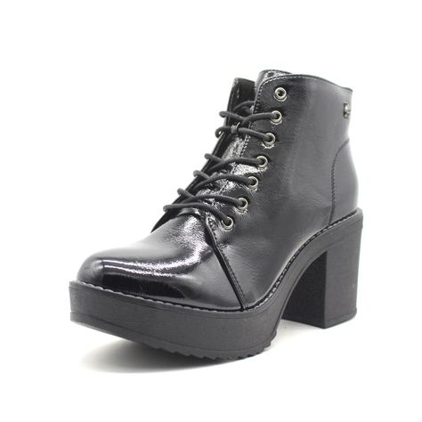 Botín Negro Mujer C7328 Gotta-4