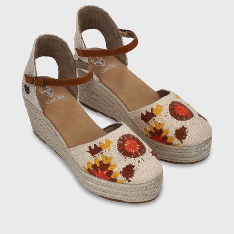 Sandalia Plataforma Verde Mujer 45711 Gotta-2