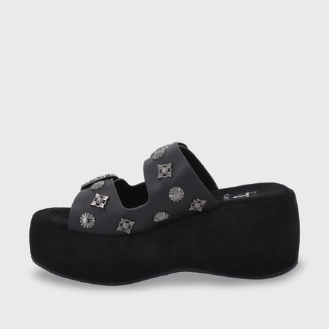 Sandalia Plataforma Negra Mujer 45825 Gotta-3