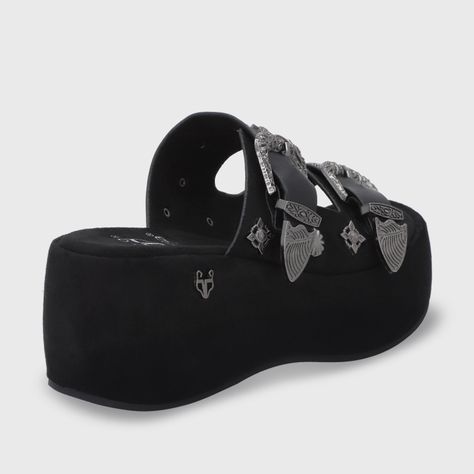 Sandalia Plataforma Negra Mujer 45825 Gotta-4