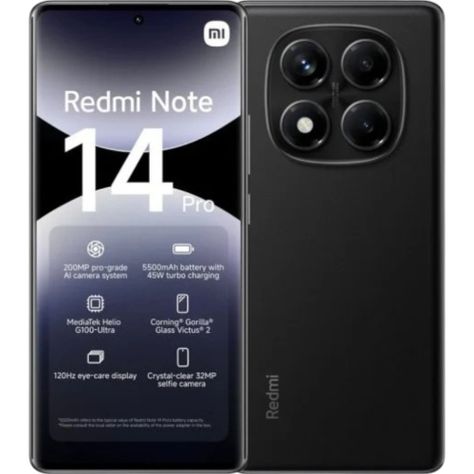 XIAOMI REDMI NOTE 14 PRO 4G DUAL SIM 256GB NEGRO 8GB RAM-0