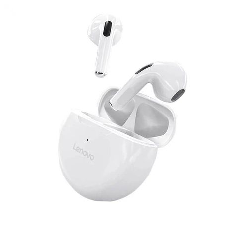 Audífonos Bluetooth Lenovo Ht38 Tws Blanco-0