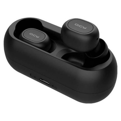 AUDIFONOS QCY T1C NEGRO-1