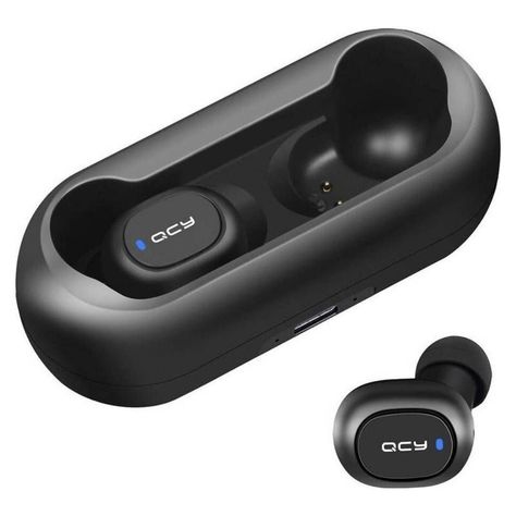 AUDIFONOS QCY T1C NEGRO-2