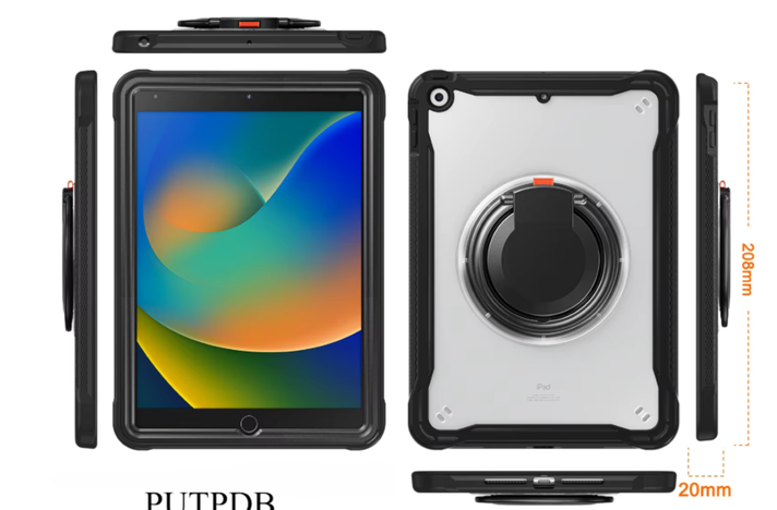 Carcasa Anillo Con Soporte Para iPad 10ma Gene 10.9 Trans-2