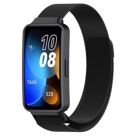 Correa De Repuesto Metálicas Para Huawei Honor Band 8 Negro-0
