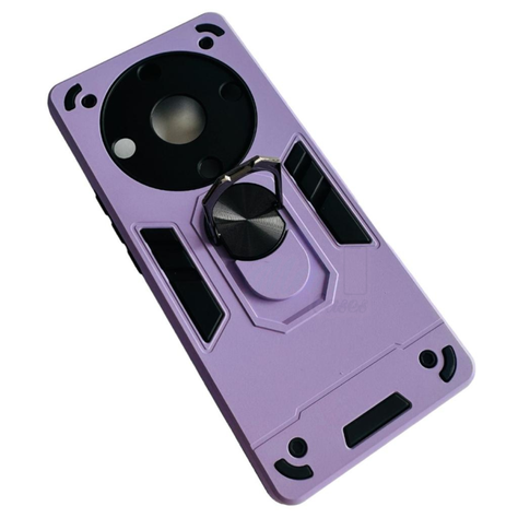 Carcasa Para Honor Magic5 Lite Anti Golpes Anillo Lila-0