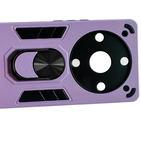 Carcasa Para Honor Magic5 Lite Anti Golpes Anillo Lila-1