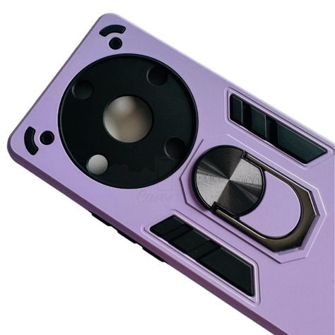 Carcasa Para Honor Magic5 Lite Anti Golpes Anillo Lila-3