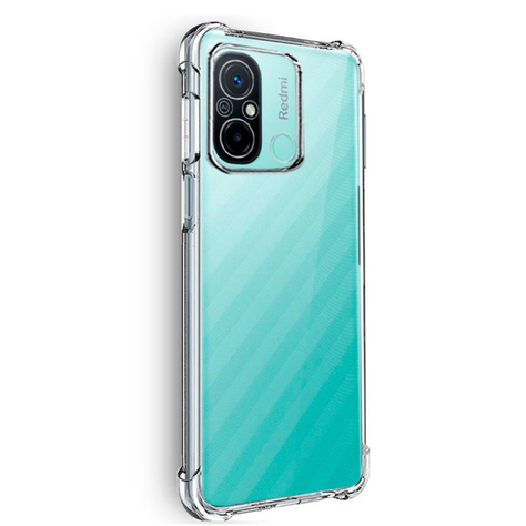 Carcasa Para Xiaomi Redmi 12c Transparente Reforzada-0