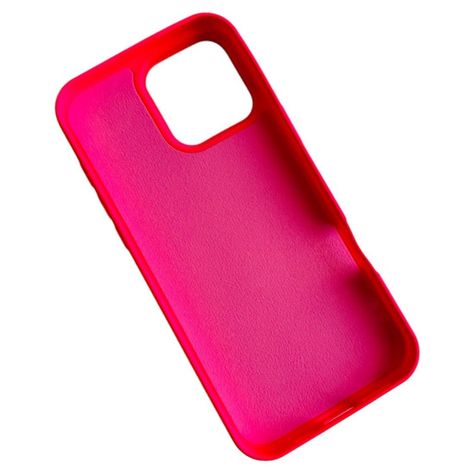 Carcasa Funda Para iPhone 16 Pro Max Silicona Rosa Chicle-1