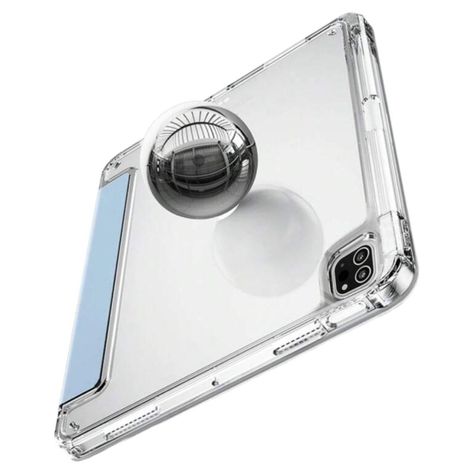 Carcasa Smart Cover Clear Para iPad Air 11 M3 2025 Azul Claro-0