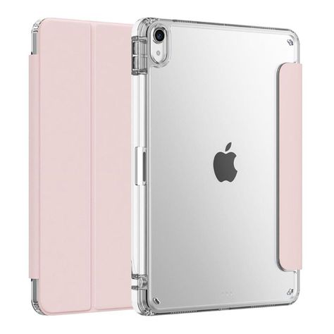 Carcasa Smart Cover Clear Para iPad A16 11th Gene 11 Rosado-0