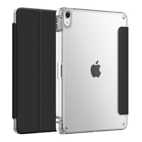 Carcasa Smart Cover Clear Para iPad A16 11th Gene 11 Negro-0