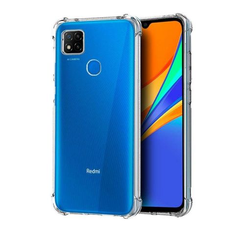 Carcasa Para Xiaomi Redmi 10a/ 9c Transparente Reforzada-0