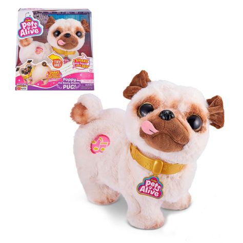 Perro Pug Bailarin Pets Alive Zuru-0