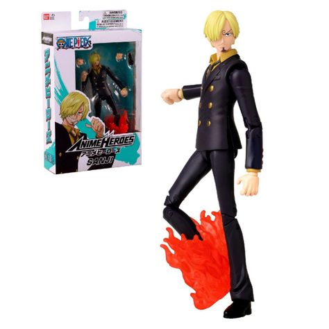 Figura One Piece Anime Heroes 17 Cms - Sanji-0
