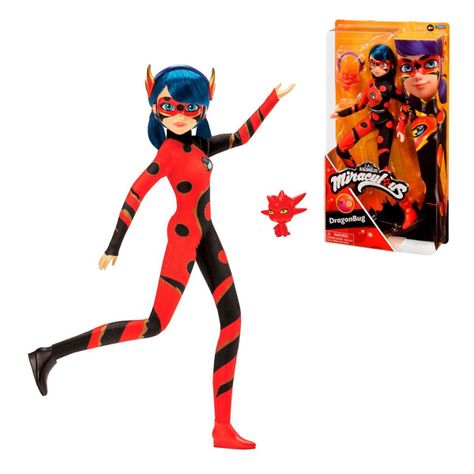 Miraculous Junio-Dragon Bug 28 Cm-0