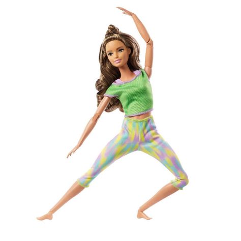 Barbie Movimientos Divertidos - Castaño-0