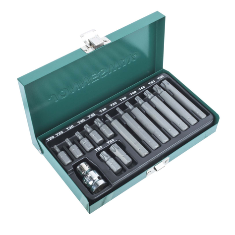 Juego de Puntas Torx 15 Piezas Profesional - Herramientas Automotrices/Mecánicas-1