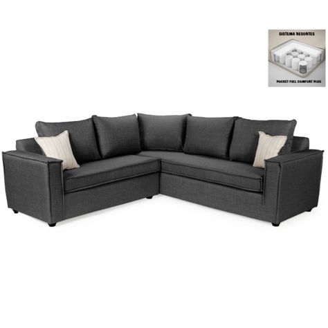 Seccional Matilda marengo full comfort plus-2