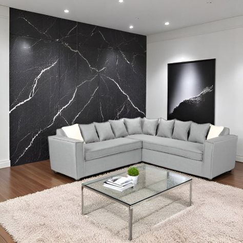 Seccional Emilia gris  con Resortes pocket full comfor-1