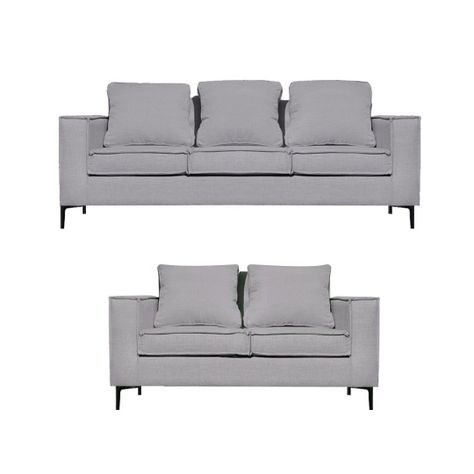 Living 32 urbano gris con resortes pocket-0