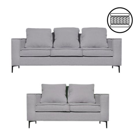 Living 32 urbano gris con resortes pocket-1