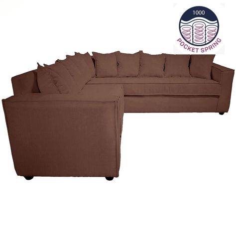 Seccional 6 Cuerpos Baco Café Resorte Pocket -5