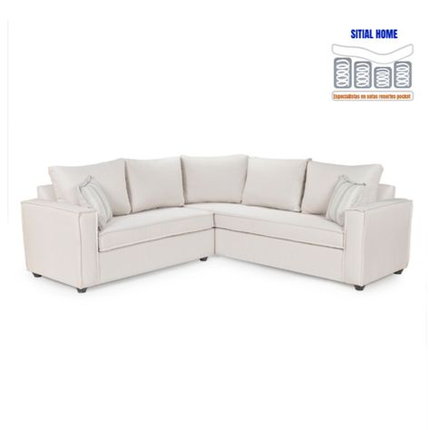 Seccional Matilda blanco full comfort plus-2