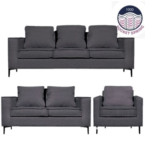Living Urbano 3-2-1 Marengo resorte pocket-1