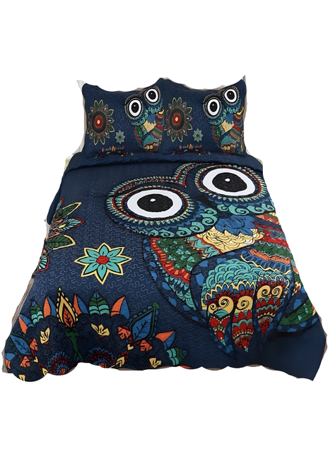 Quilt De Verano Delgados 2 Plaza Reversibles-1