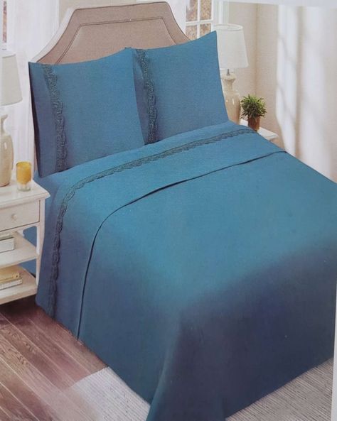 SABANAS 300 HILOS PLAZA Y MEDIA AZUL T01-0
