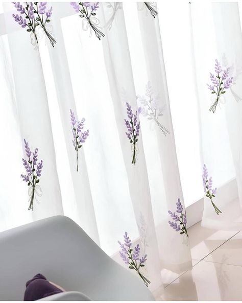 Pack de Visillo transparente con textura 140x230cmv09-2