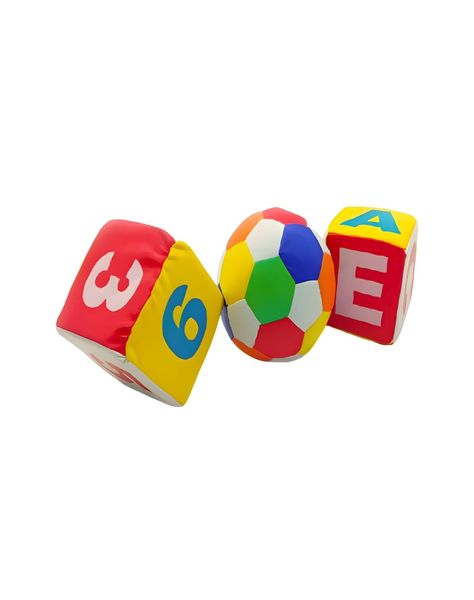 Juguete didáctico Pelota y Dados de Esponja 3 pcs 28n3-1