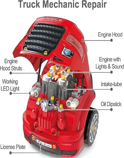 Juguete Set Taller de Reparación Automotriz 3-2