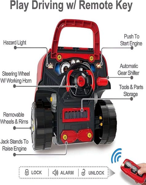 Juguete Set Taller de Reparación Automotriz 3-3