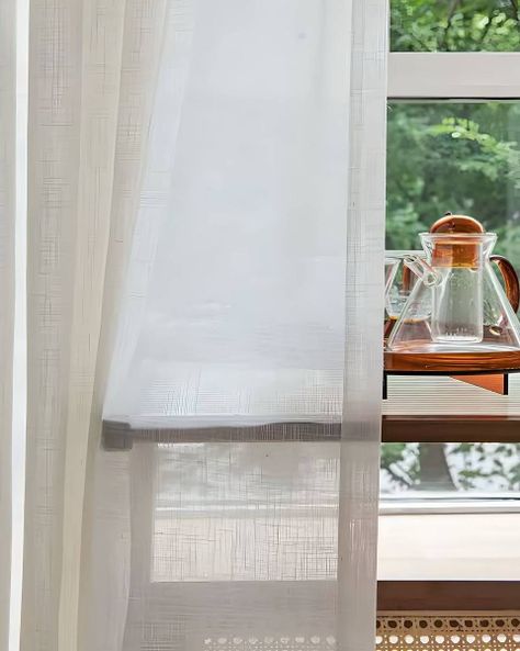 Pack de Visillo transparente con textura 140x230cm v01-1