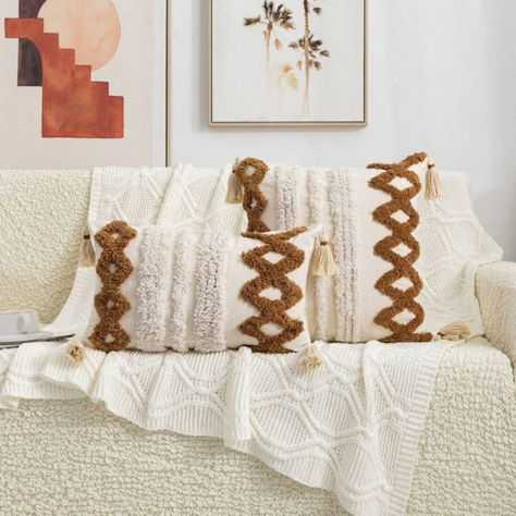 SET 4 FUNDA PARA COJIN MODELO BOHO 45X45 B1-1