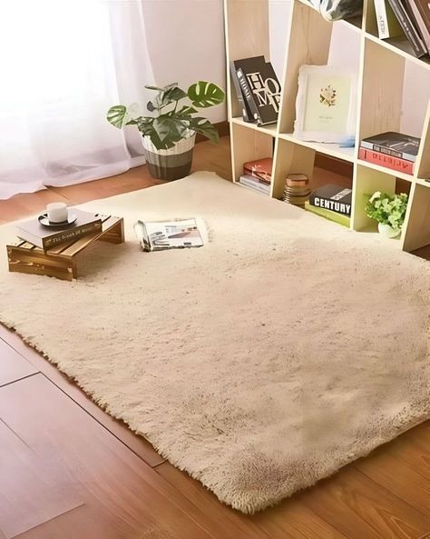 Alfombra peluda Suave 200 x 300 cm Primera Calidad Beige-1