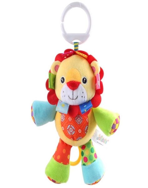Peluche Estimulación Sensorial Bebé Con Sonajero Y Colgador S02-0