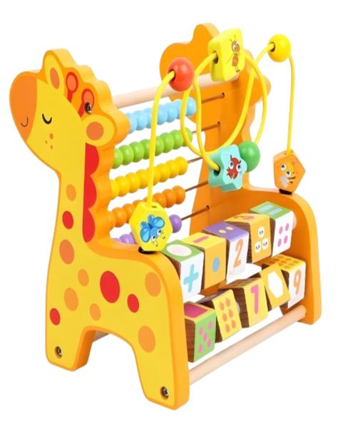 JUEGO DIDÁCTICO DE JIRAFA ABACO INFANTIL 28n10-0
