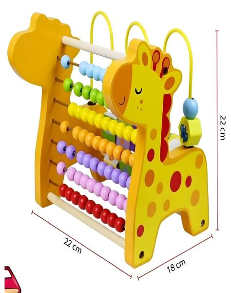 JUEGO DIDÁCTICO DE JIRAFA ABACO INFANTIL 28n10-1