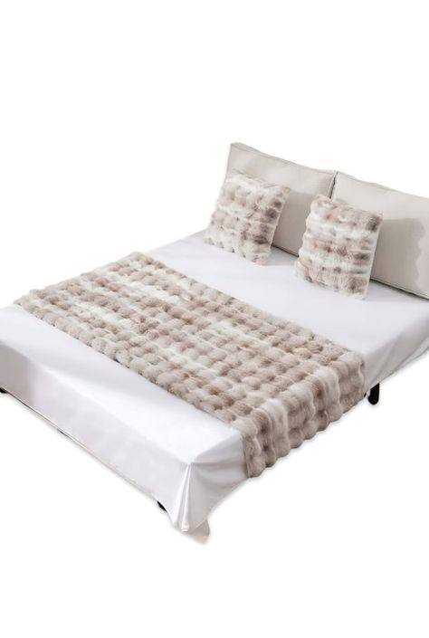 JUEGO DE PIECERA DE CAMA MAS 2 COJIN CON FUNDAS MODELO BURBUJA CAFÉ-0